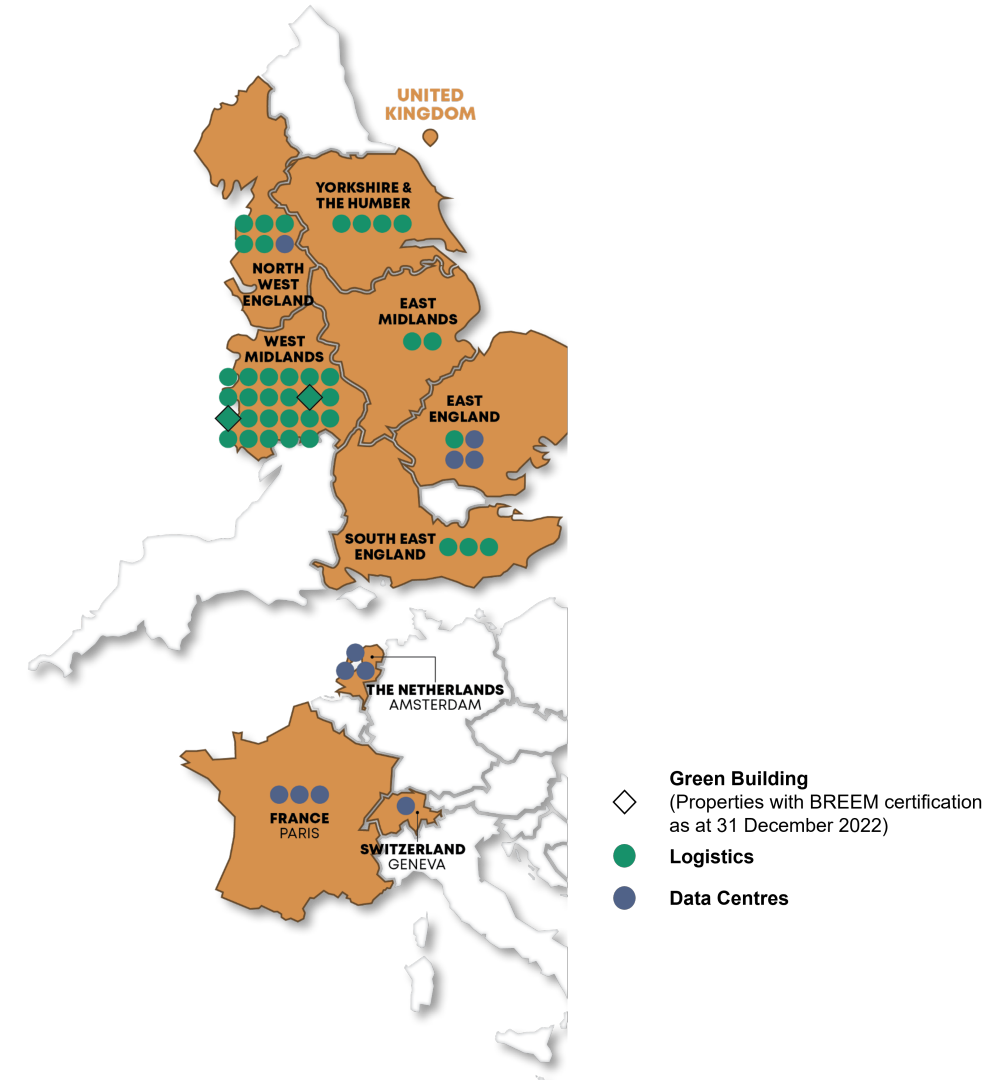 CLAR UK/Europe Portfolio Map