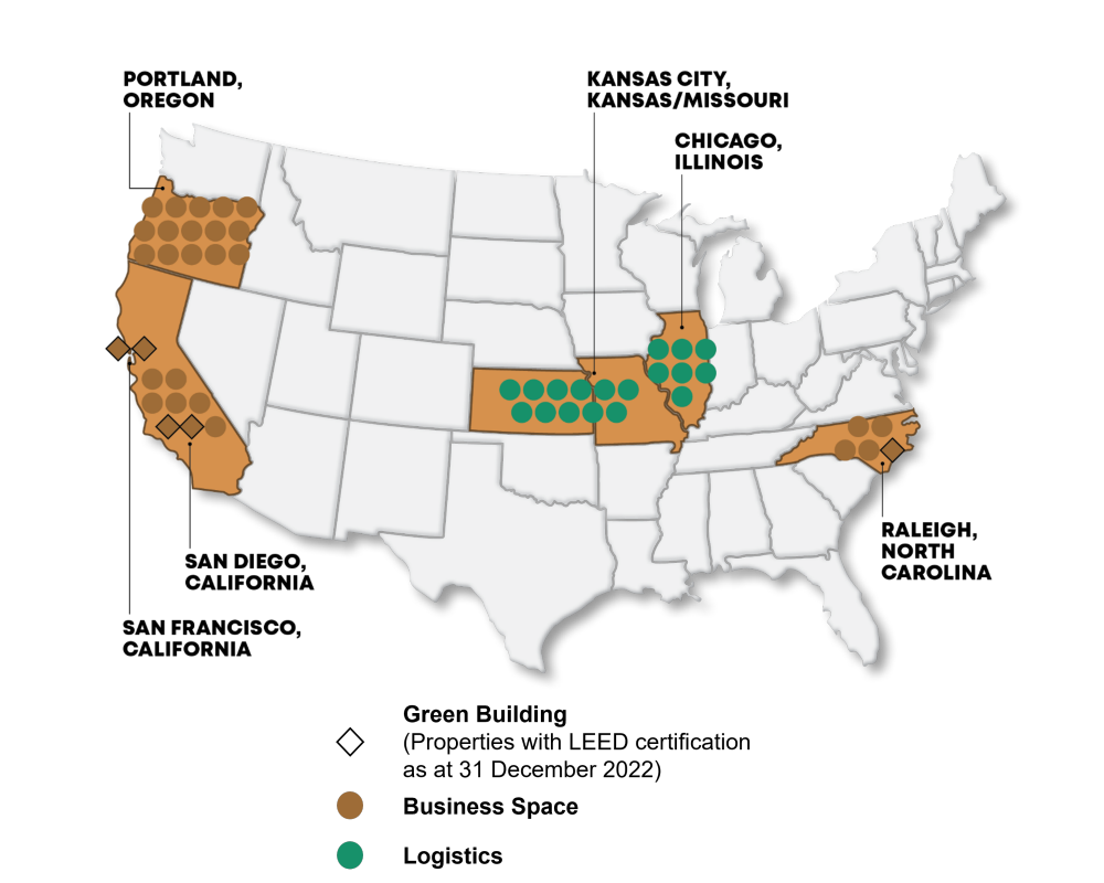 CLAR USA Portfolio Map